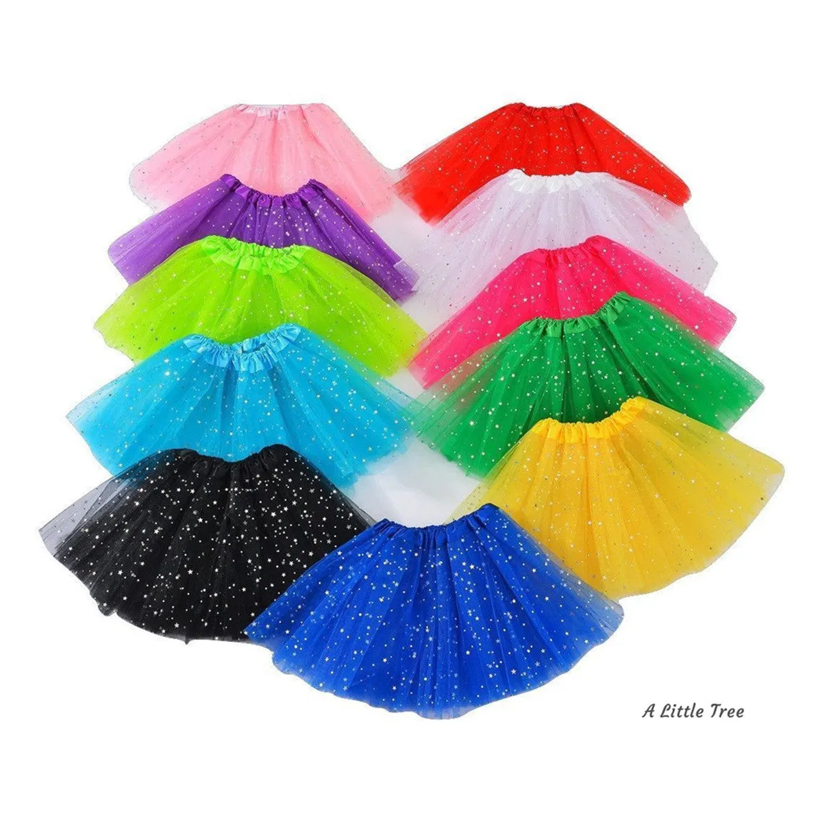 3 Layer Sparkling Lady Woman Women Tutu Skirts