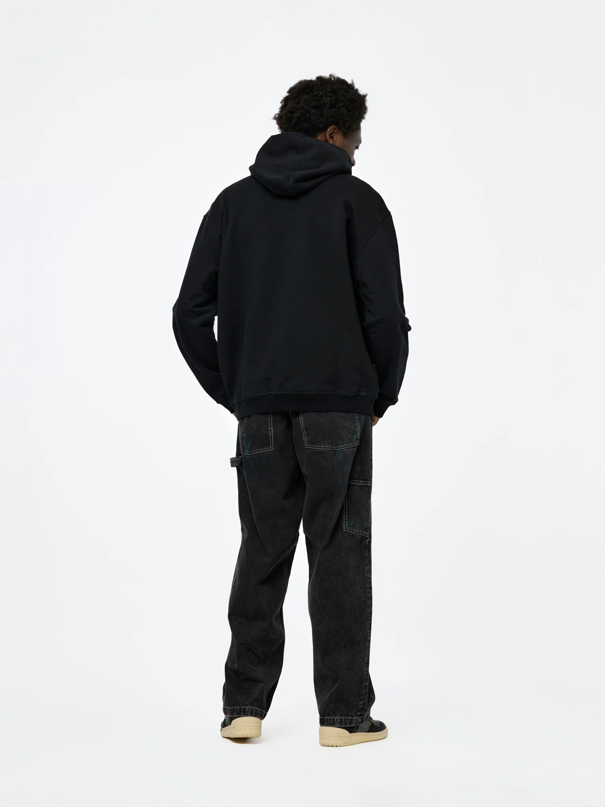 5 Pocket Denim Pants (Washed Black)