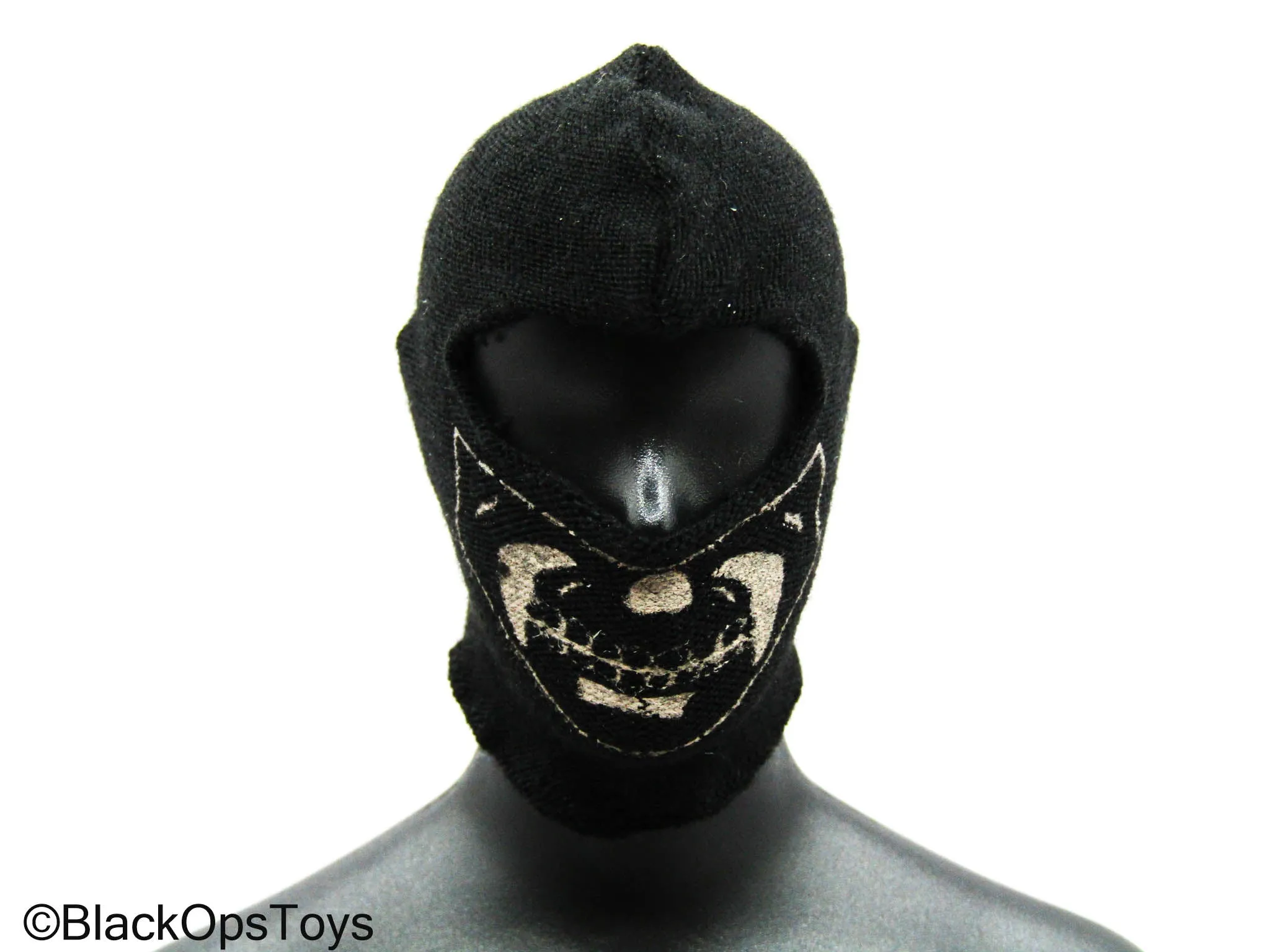 Black Balaclava w/Tan Skull Detail (x3)