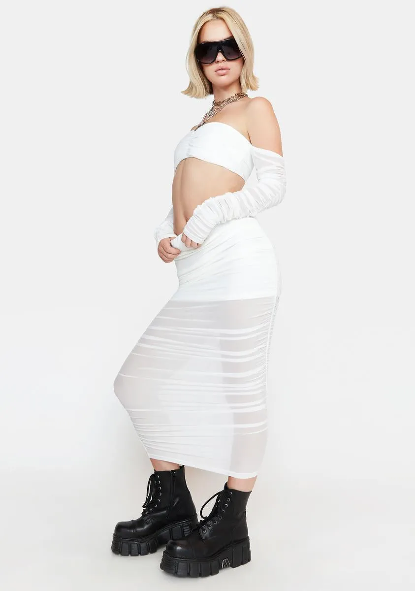 Bliss Vacation Mode Midi Skirt Set