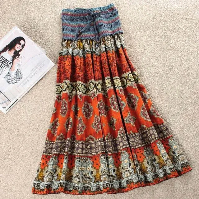 Boho Cashew skirt