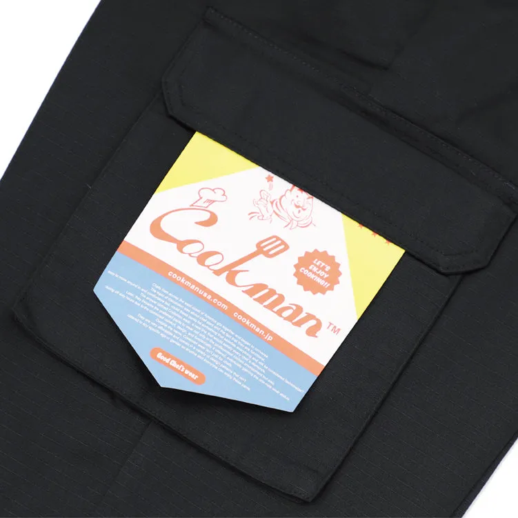 Cookman Chef Pants Cargo - Ripstop : Black