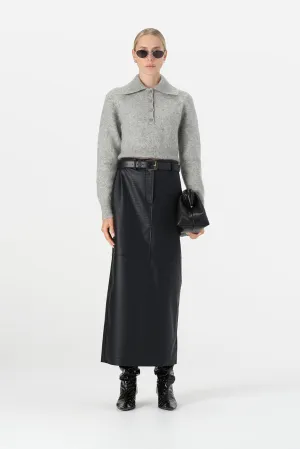 Elka Collective Akari Skirt - Black Croc