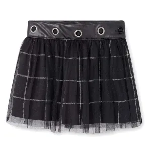 Faux Leather Tulle Skirt - FINAL SALE