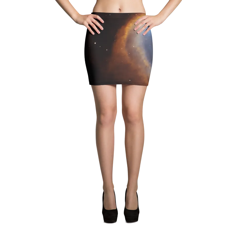 Galaxy - Glory of Helix Nebula - Mini Skirt