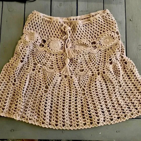 Handmade Crochet Skirt