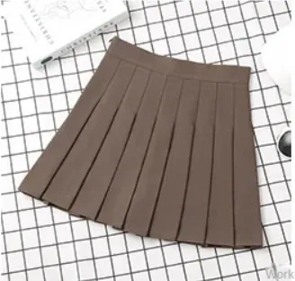 High Waist Mini Pleated Skirt