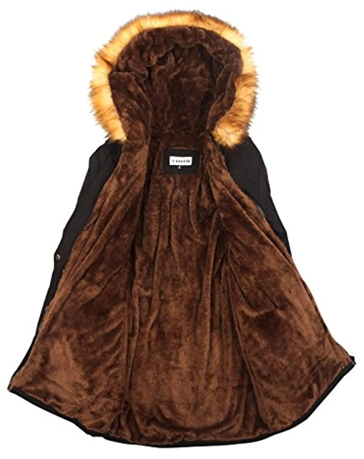 iLoveSIA Womens Hooded Warm Coats Parkas with Faux Fur Jackets