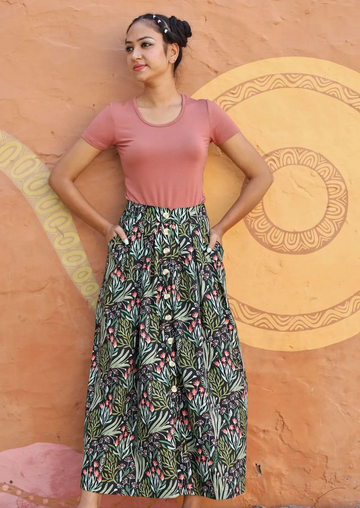 Karma East Cora Skirt Caladenia