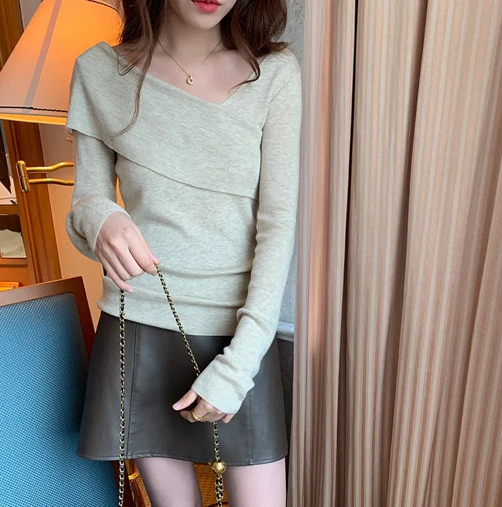 Leather A-line Skirt (preorder/ 2 colours)