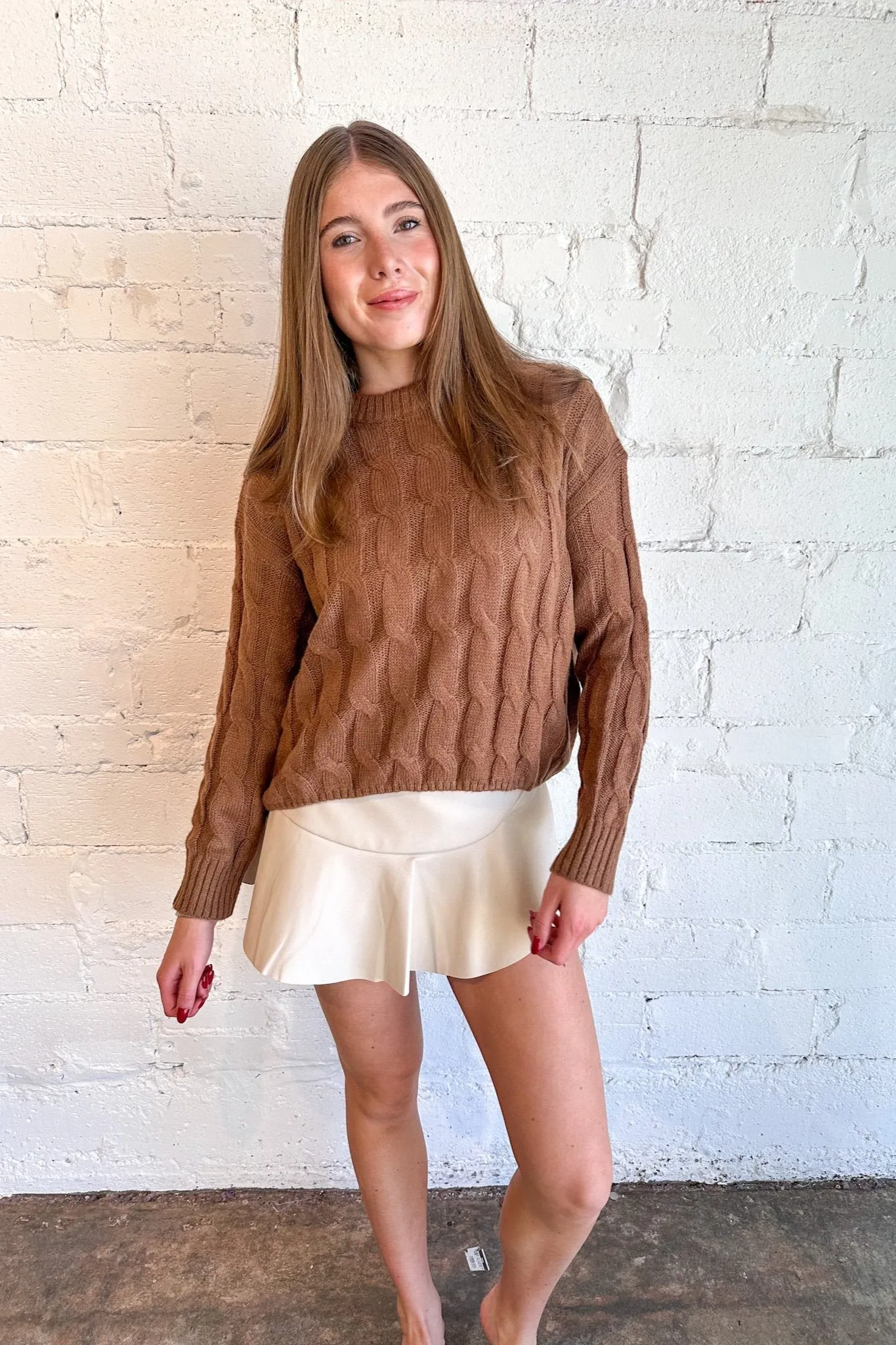 Leather Lush Mini Skort