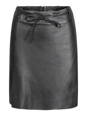 Mina deer leather skirt