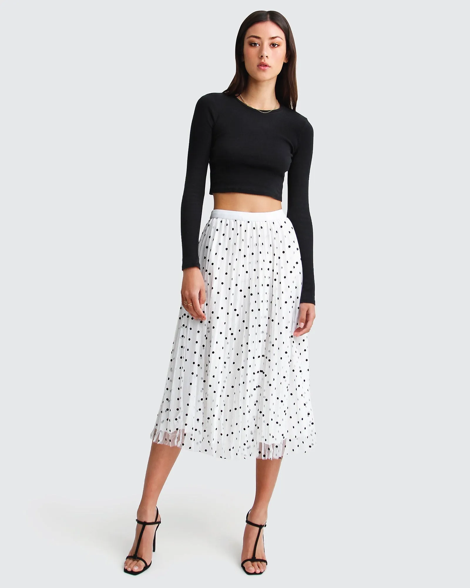 Mixed Feeling Reversible Skirt - White