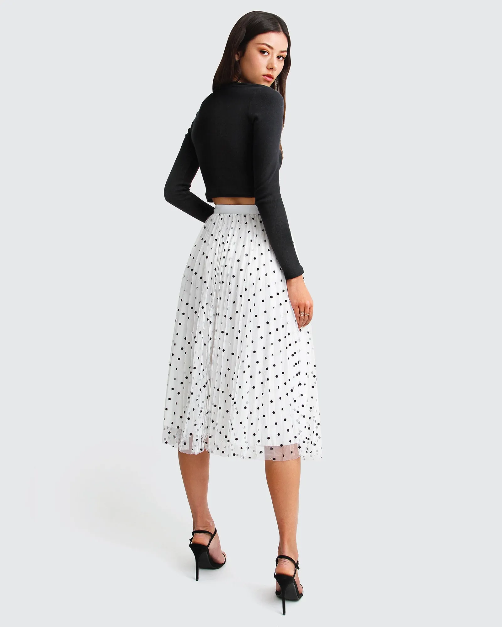 Mixed Feeling Reversible Skirt - White