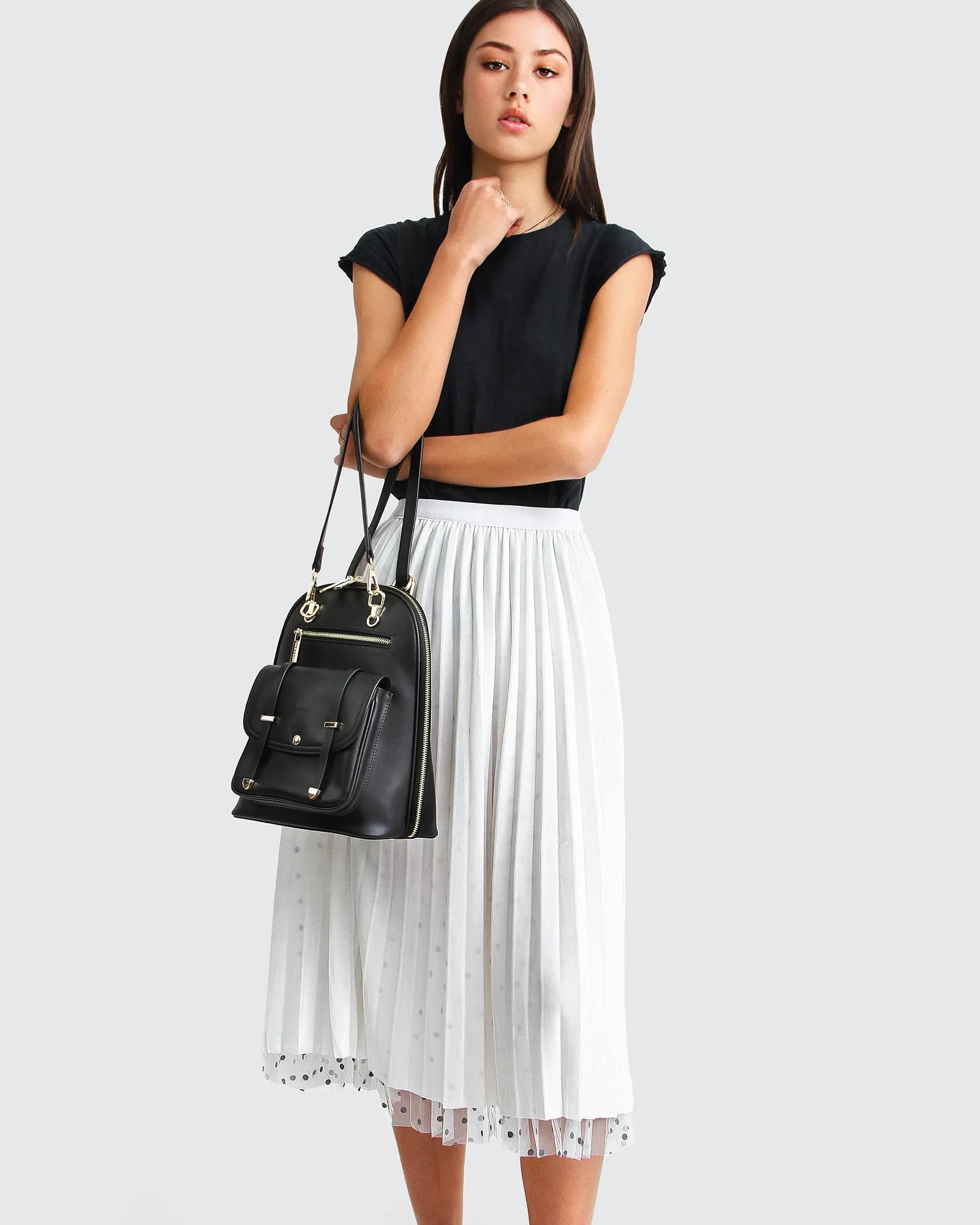 Mixed Feeling Reversible Skirt - White