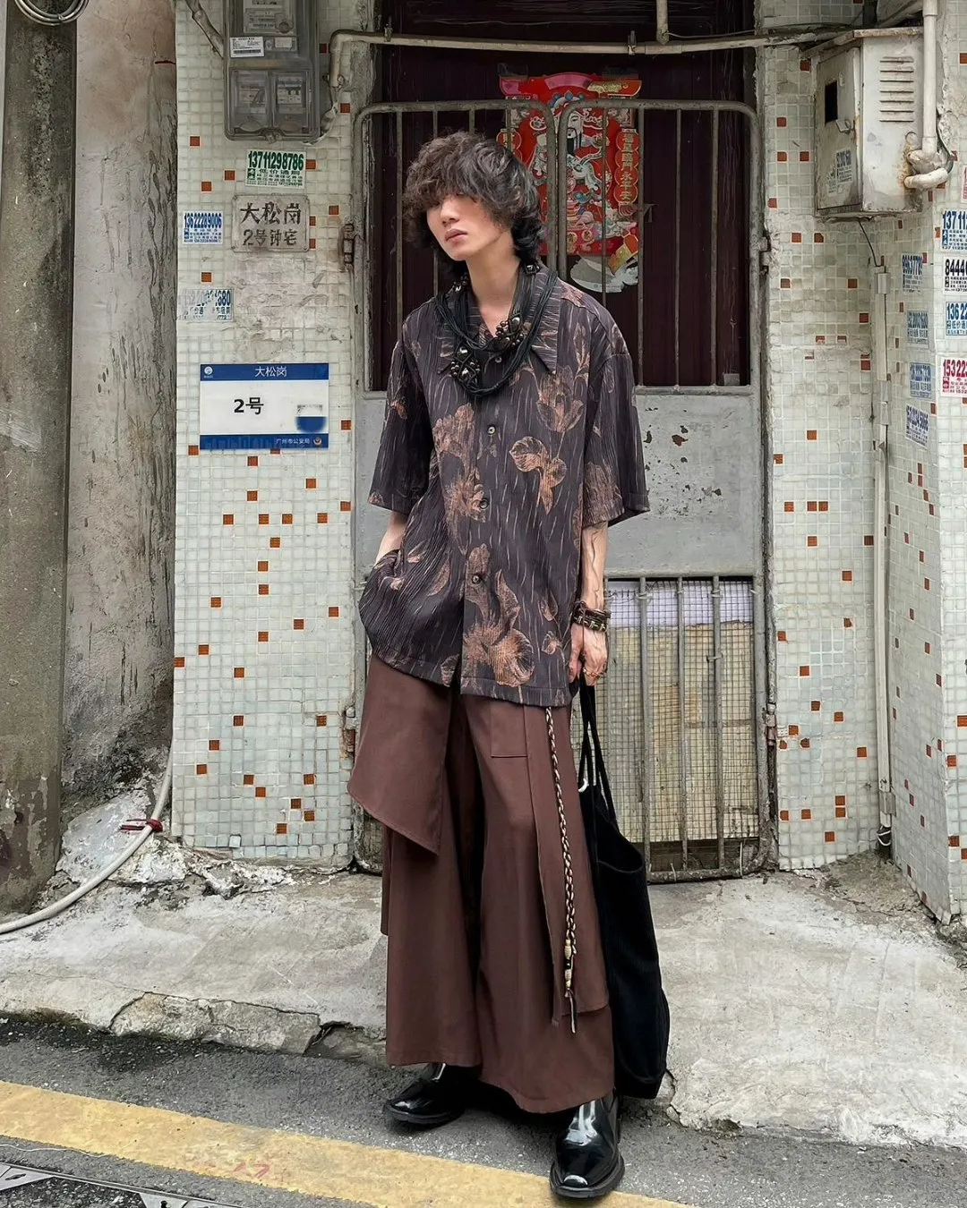 Mode Layered Design Pants YMN0021