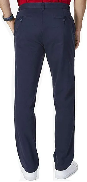 Nautica Men's Soft Twill Classic Fit Stretch Pant Navy