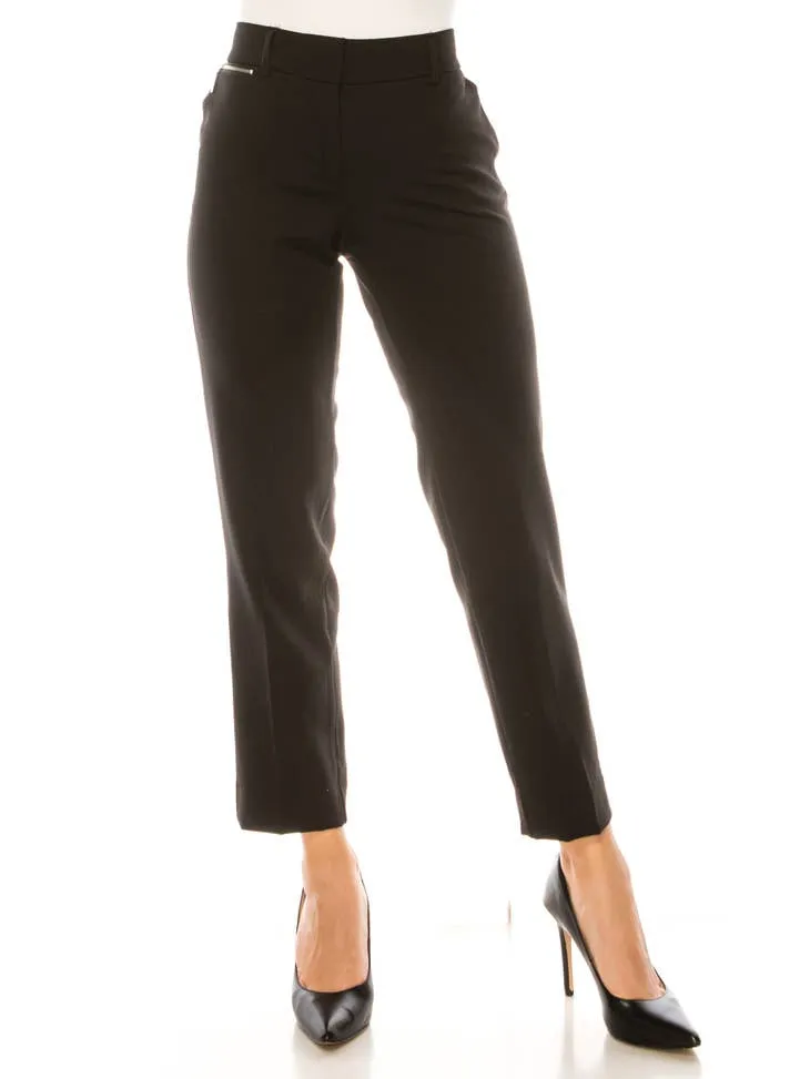 New Yorker's Apparel Twill Slim Fit Ankle Length Pants