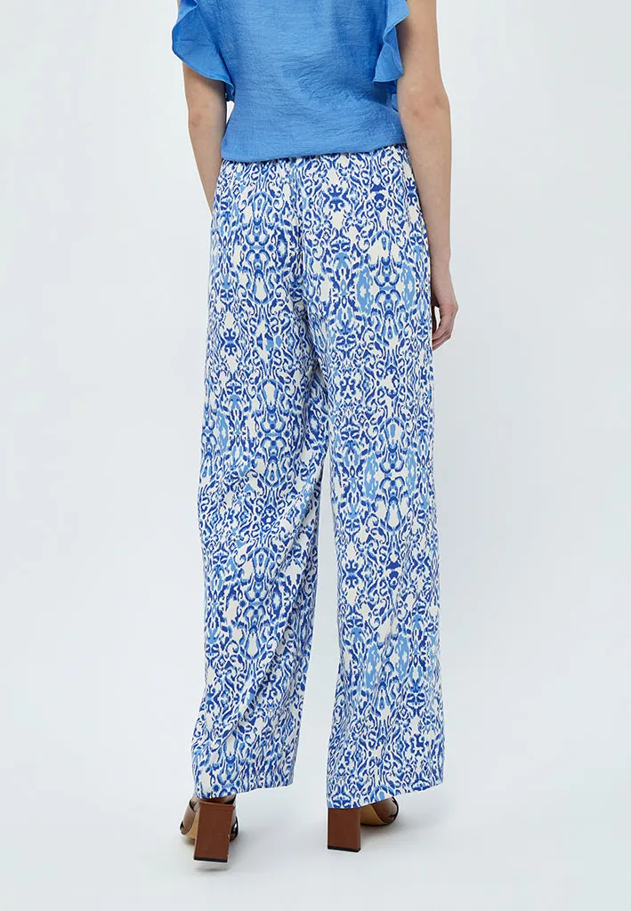 Nicoline Pants - Marina Blue Print