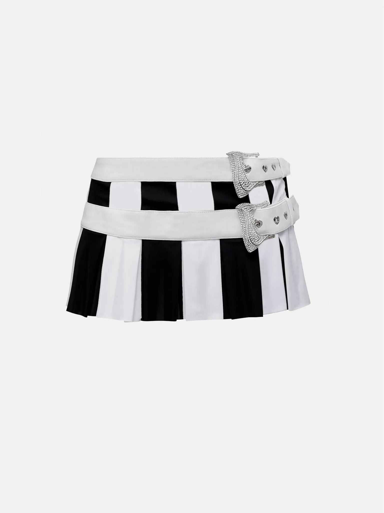 Penalty Micro Skirt Black/White Stripe