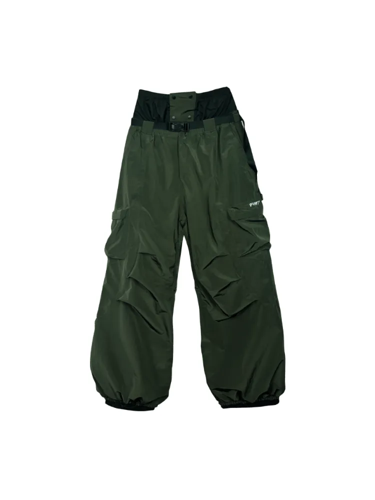 POMT CleanF Wrinkle Baggy Cargo Snow Pants - Women's