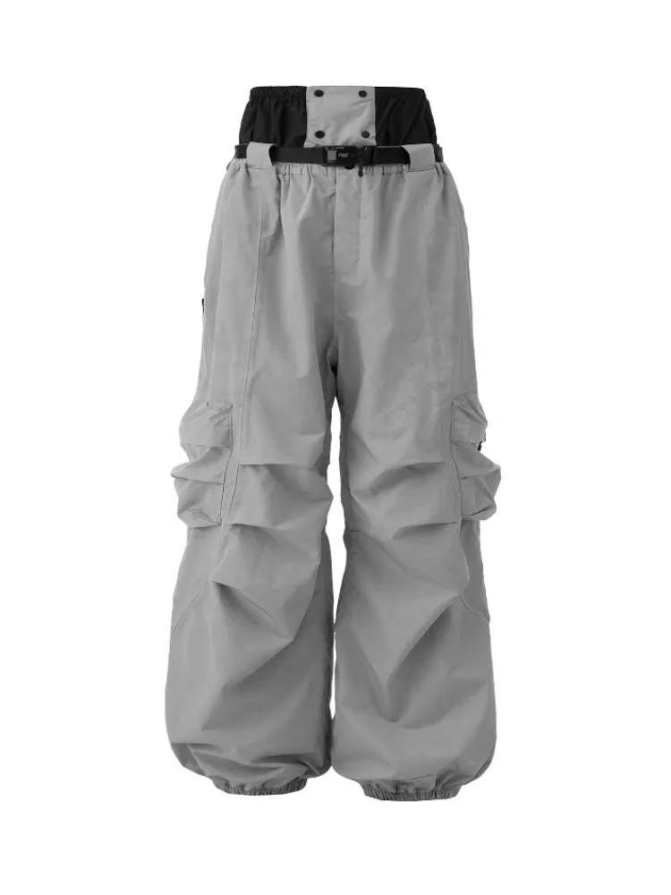 POMT CleanF Wrinkle Baggy Cargo Snow Pants - Women's