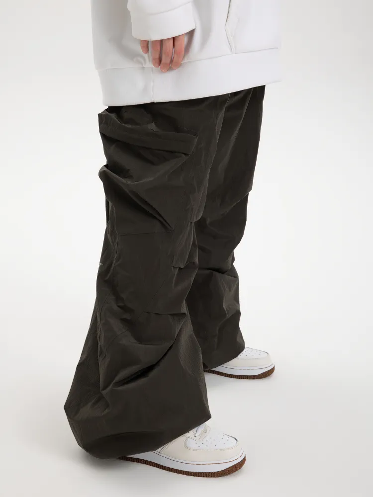 POMT CleanF Wrinkle Baggy Cargo Snow Pants - Women's