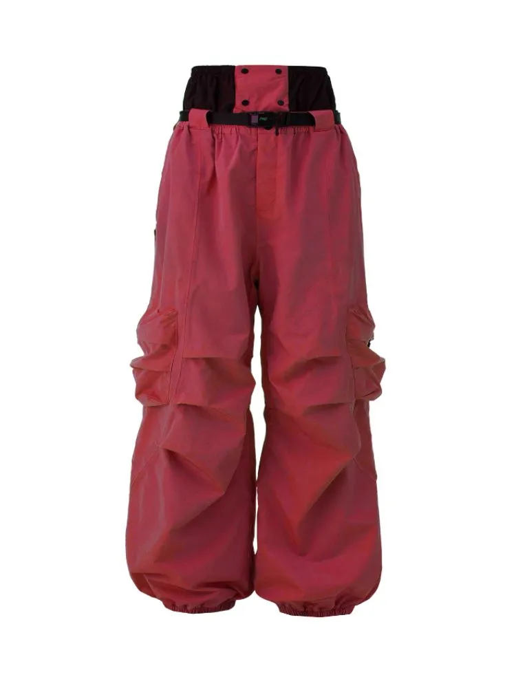 POMT CleanF Wrinkle Baggy Cargo Snow Pants - Women's