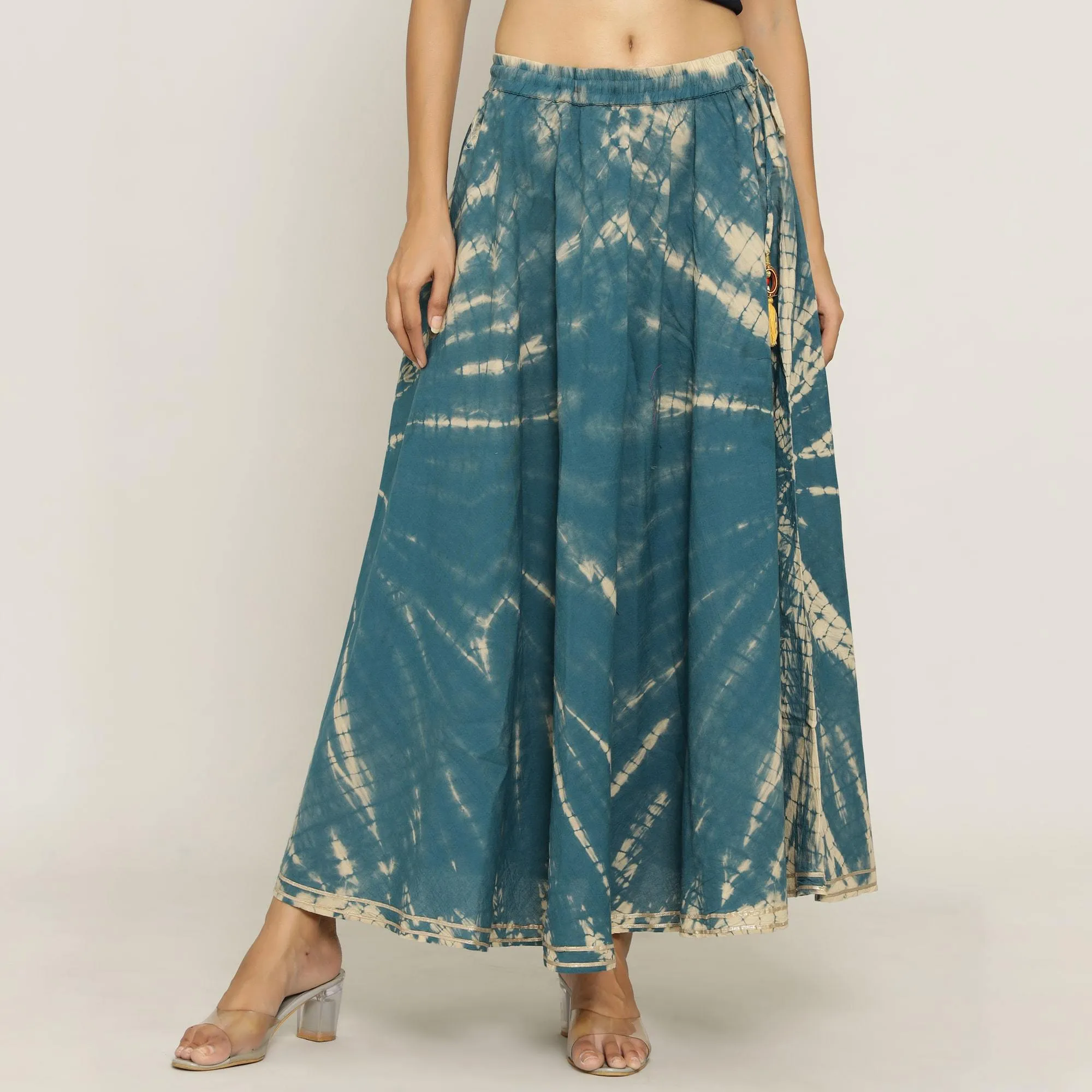 Rang Deep Women Rama Green Skirt