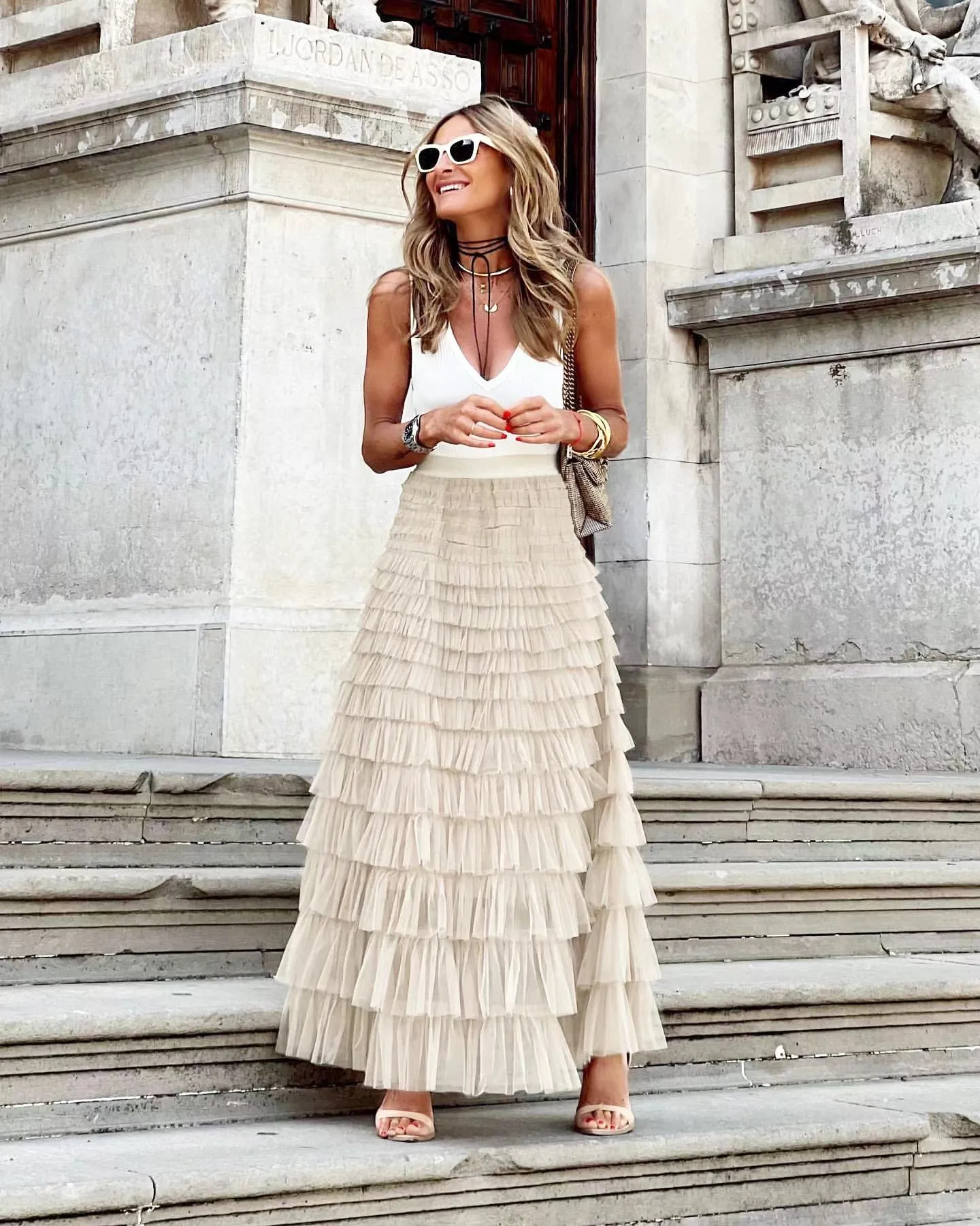 Sarah || Layered Ruffles Cake Skirt