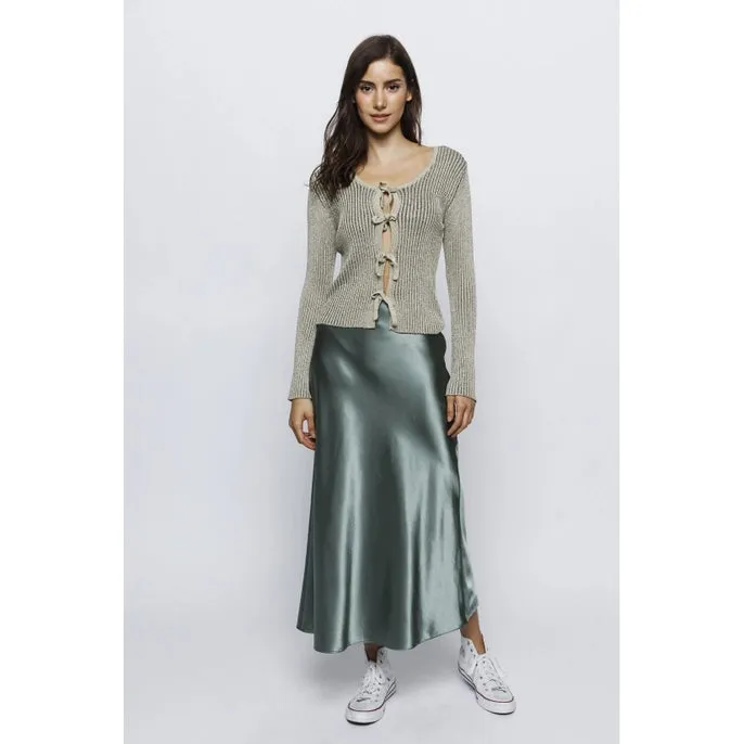 Satin Maxi Skirt