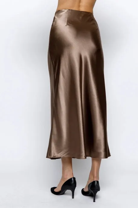 Satin Maxi Skirt