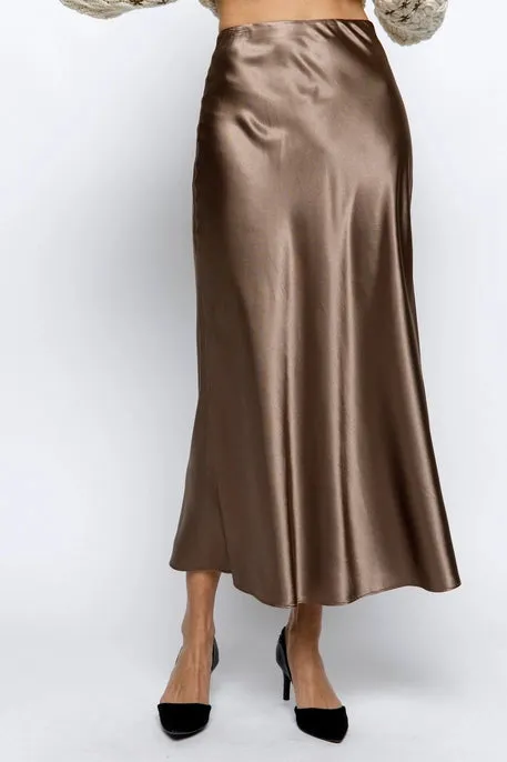 Satin Maxi Skirt