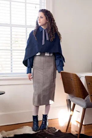 Shira Skirt - Grey Seude