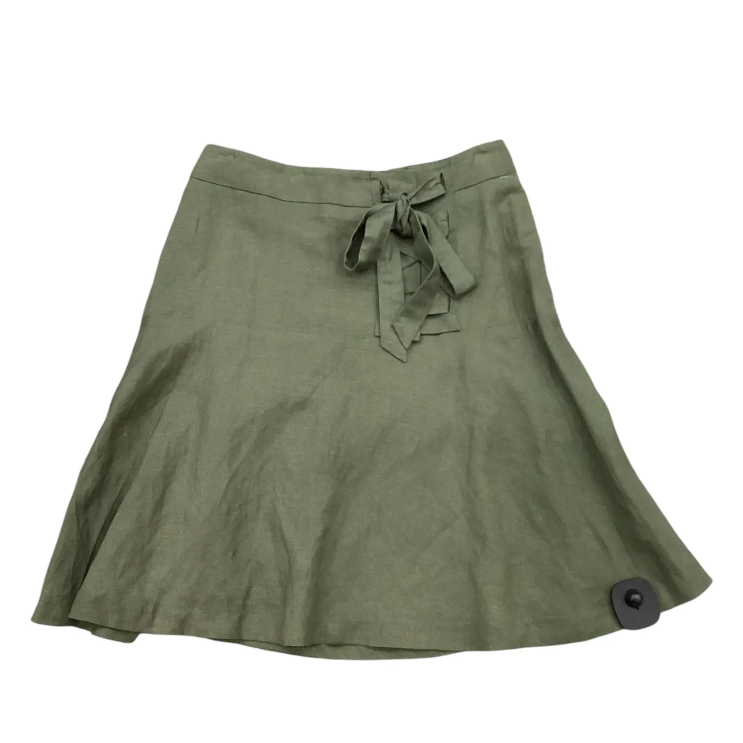 Skirt Midi By Ann Taylor In Green, Size: Xxs