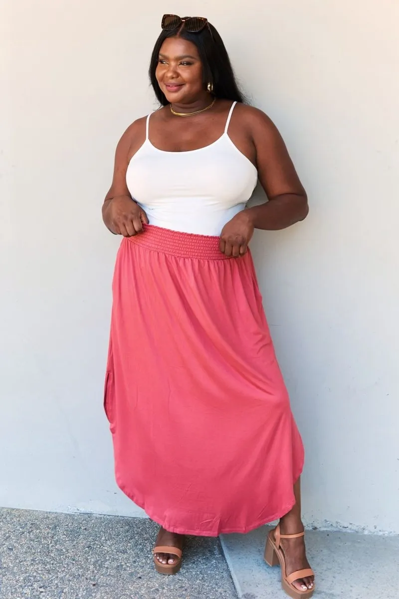 Summer Sweetheart Maxi Pink Skirt