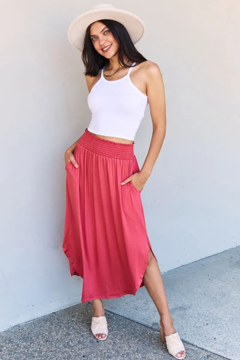 Summer Sweetheart Maxi Pink Skirt