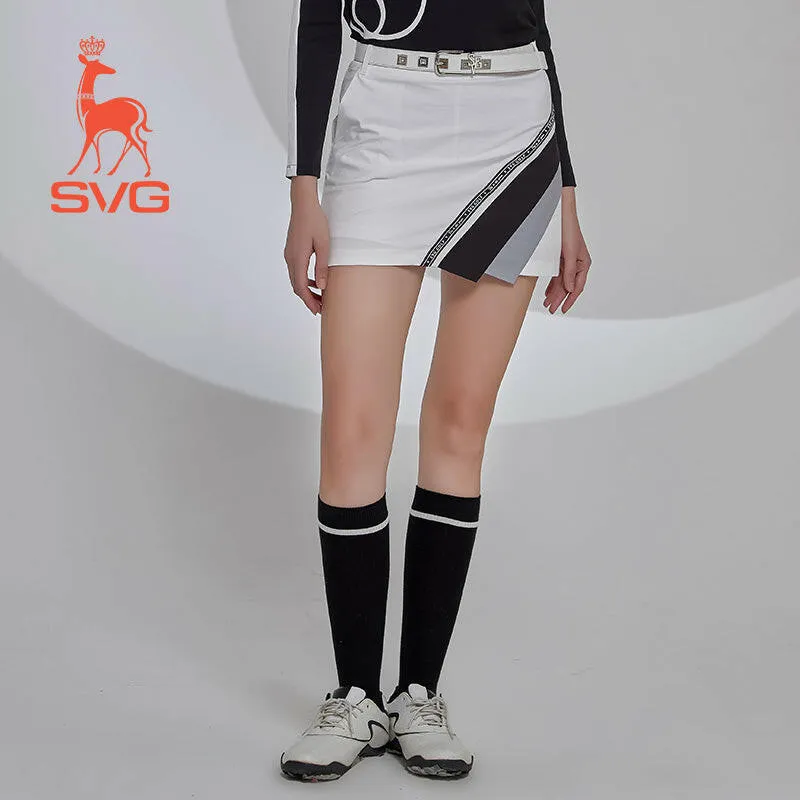 SVG Color Block Athletic Skort Short Skirt