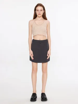 Tailored Mini Skirt