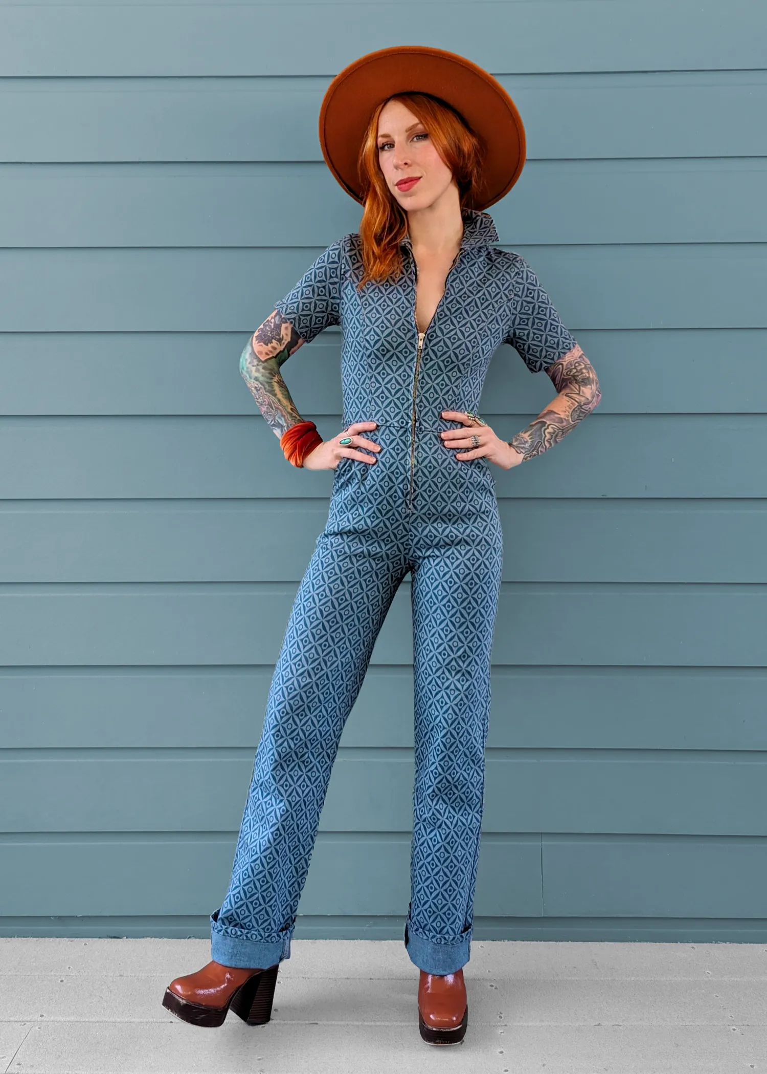 The Lead Singer Stretch Denim Jumpsuit