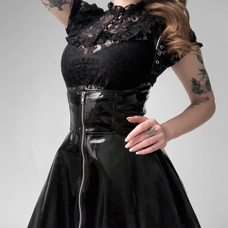 The Rebel In Me Gothic Mini Skirt