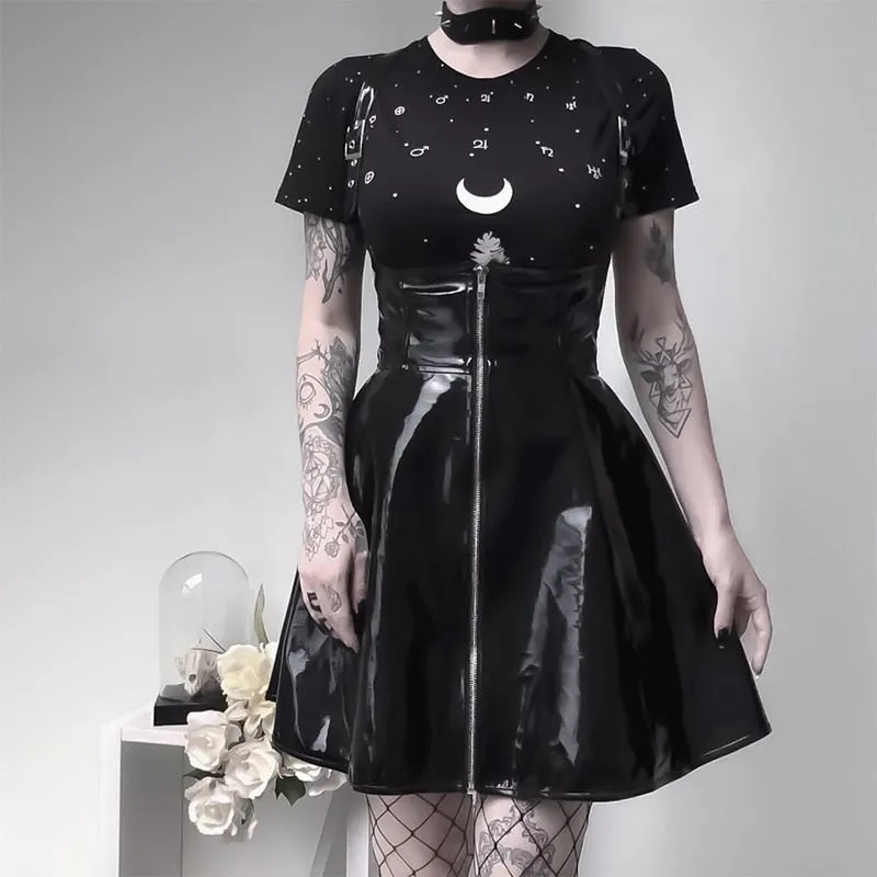 The Rebel In Me Gothic Mini Skirt