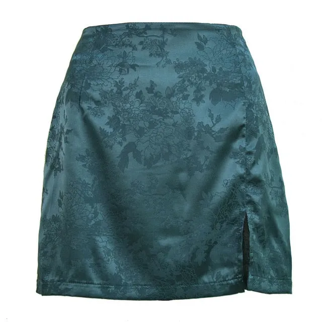 The Shining Flower Mini Skirt