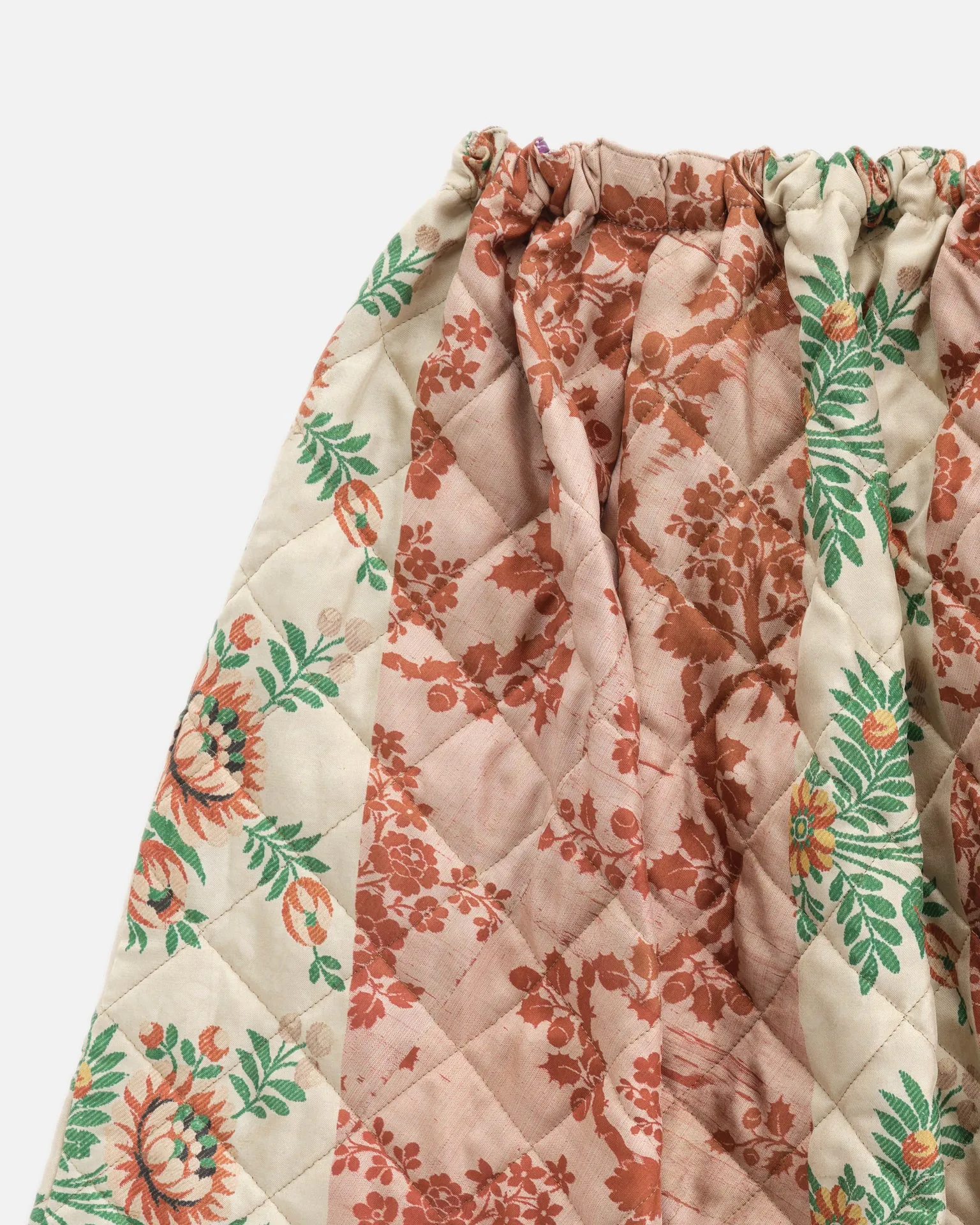 THE SILK PADDED SKIRT | VERDE