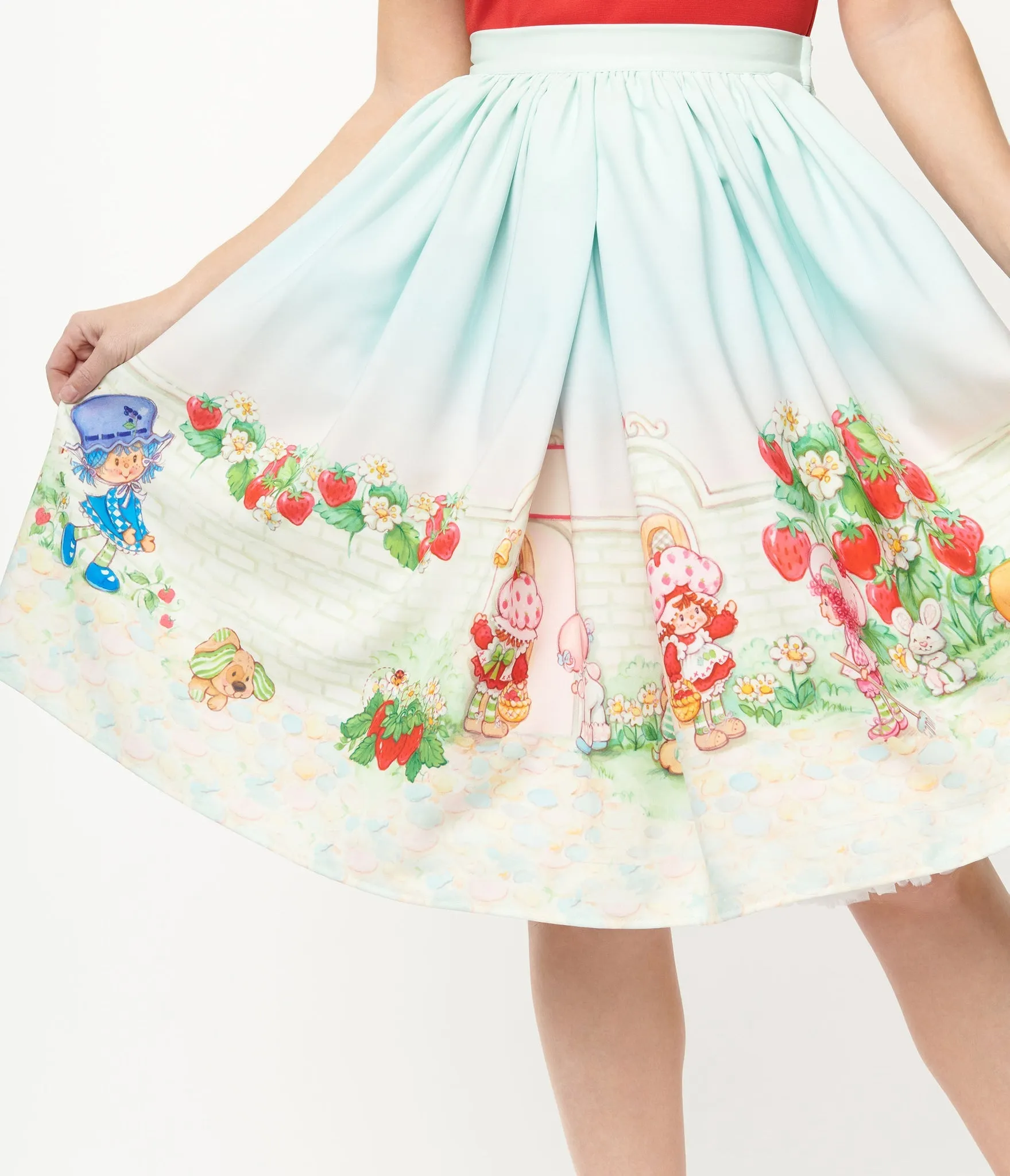 Unique Vintage x Strawberry Shortcake Garden Party Skirt