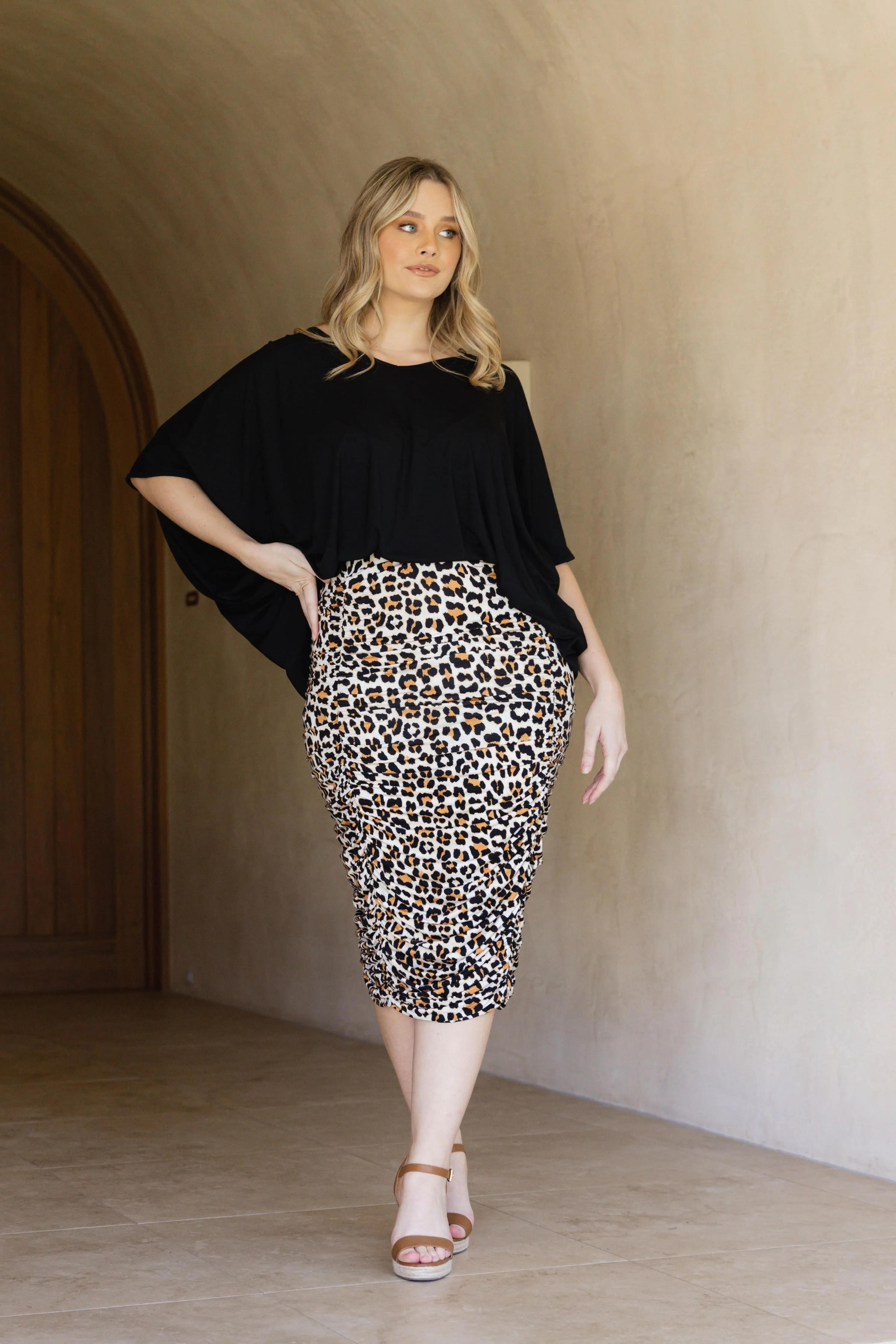 Vanity Skirt | Desert Leopard | FINAL SALE