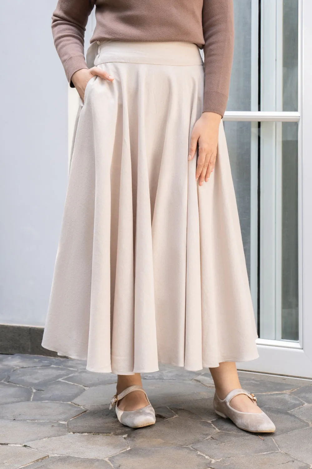 Vinanzha Skirt Chalk Beige