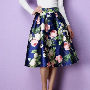 VINTAGE PRINT SKIRT