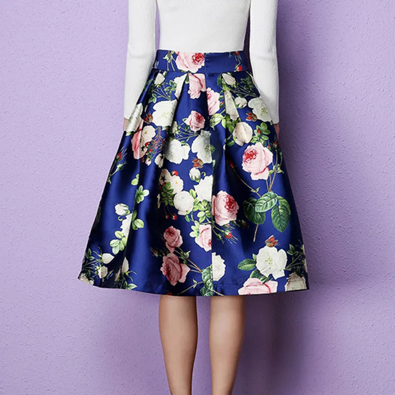 VINTAGE PRINT SKIRT