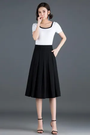 women summer high waist a line commuter skirt CYM319